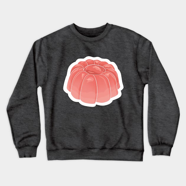 Red Jelly Crewneck Sweatshirt by Super Weebio Bros.